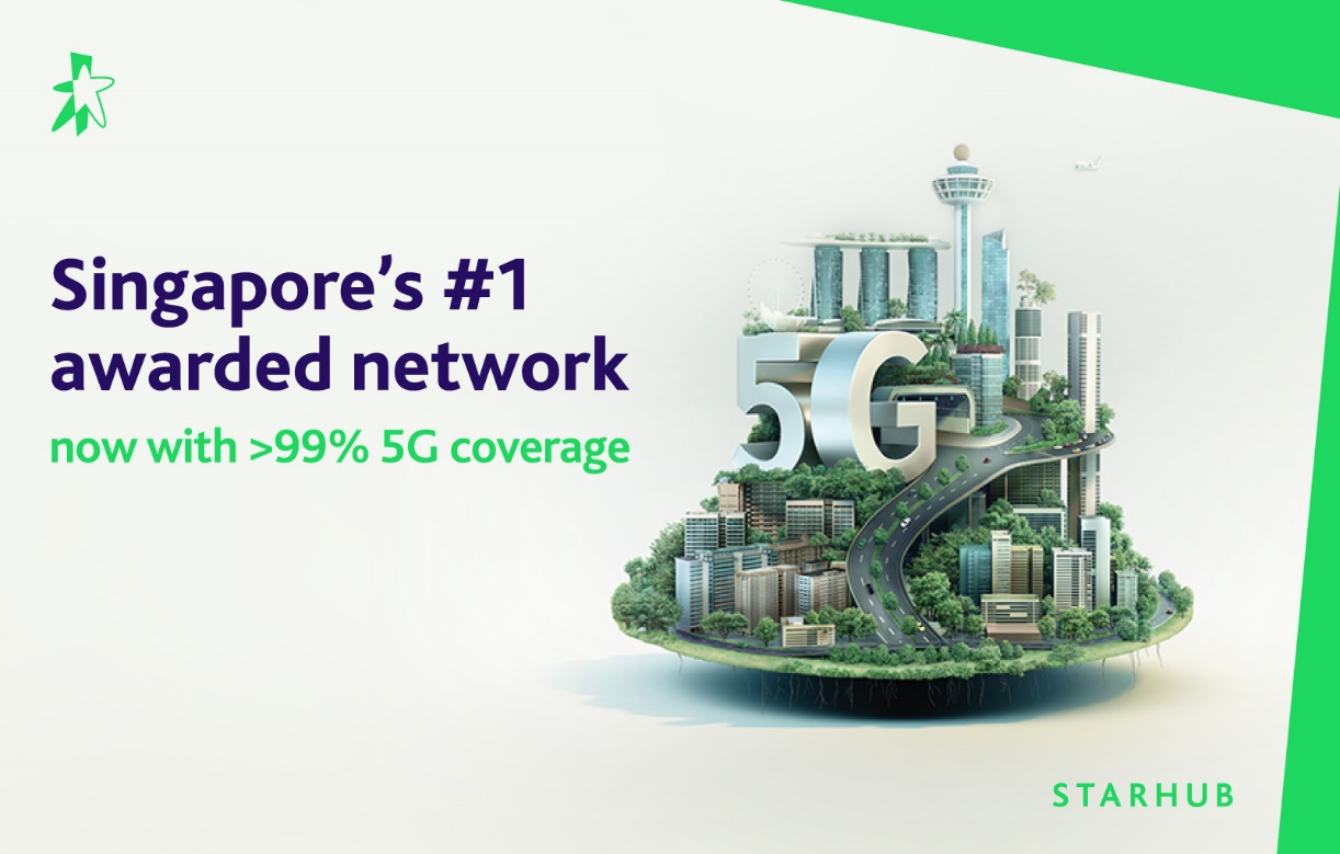 StarHub’s 5G network achieves over 99% coverage in Singapore – The ...